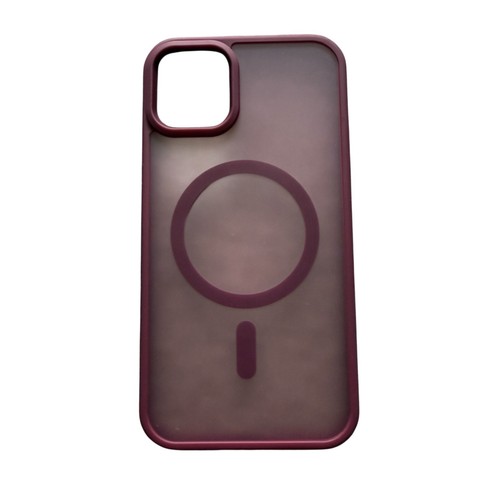 iPhone11 Supfine wine red matte military grade protection slim shockproof case