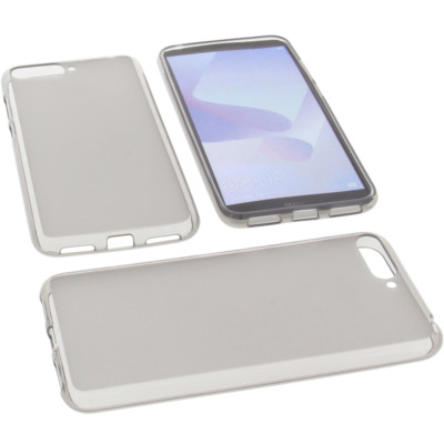 Tasche für Huawei Y6 2018 Handytasche Schutz Hülle TPU Gummi Case