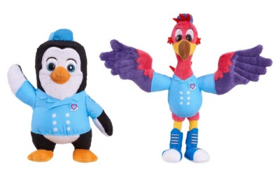 Disney Junior T.O.T.S Pip & Freddy 2-Pack Bean Plush, Officially License NEW HTF