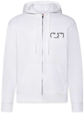 Le Lenny Face Zipper Hoodie Fun Geek Admin Informatiker Programmierer Hacker