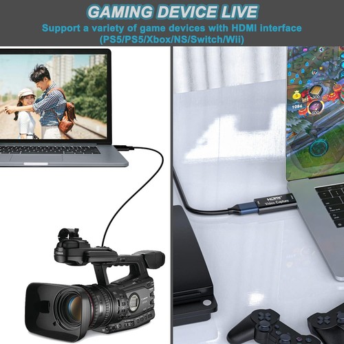 4K HDMI to USB 2.0 Video Capture Card 1080P Cam Link Card Game Capture Card Ada - Afbeelding 4 van 6