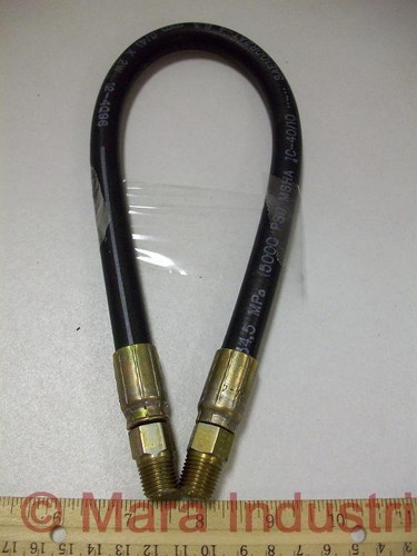 Parker 3/8 301-4 Tubo Idraulico " Raccordi in Ottone - Foto 2 di 4