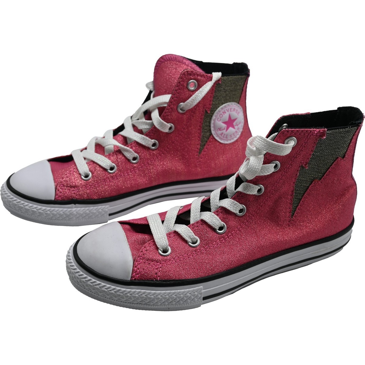 Converse Junior Chuck Taylor BOLTZ HI Glitter Pink Paper