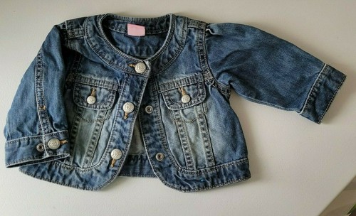 Adorable Baby Girl Jean Jacket Blue 