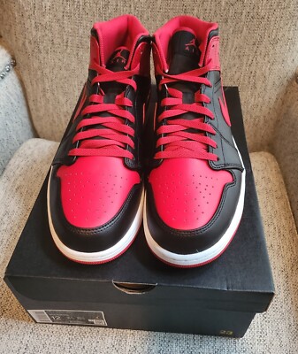 Nike Air Jordan 1 Mid Alternate Bred | eBay Nike Air Jordan 1 Mid Alternate Bred | eBay