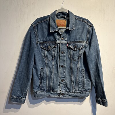 Vintage Levi's Denim Jacket size Medium Blue 90's USA made - Pre