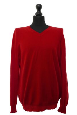V Neck Cashmere Pullover Weinrot Relaxed Fit V-Neck Cashmere Knit