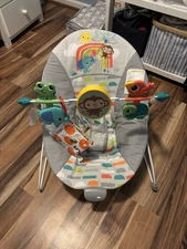 Playful Paradise Vibrating Baby Bouncer, Unisex, Baby Gear, Baby Toys, Newborn 