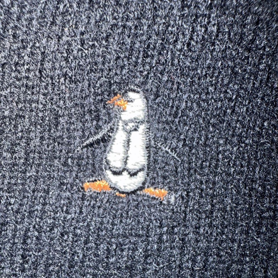 Suéter Vintage Original Penguin Munsingwear Años 90 Lana de Cordero Cuello en V Talla Mediana M Foto 3 de 4