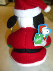 Vintage Christmas Whitman’s Plush Snoopy Woodstock Reindeer Santa Suit Hat scarf — photo 9