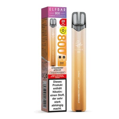 Elfbar 800 Einweg E-Zigarette Vape   mit Nikotin - 20 Sorten - Alle Sorten