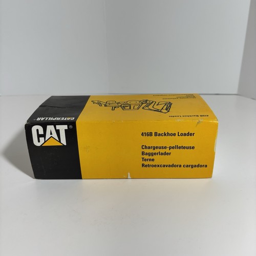Vintage 1990s NZG CAT 416B 416 Backhoe Loader 1:50 Diecast Model & Box. READ! H2 - Picture 14 of 18