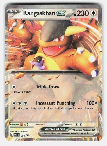 Kangaskhan ex Promo Scarlet & Violet Promo 055 Holo Near Mint