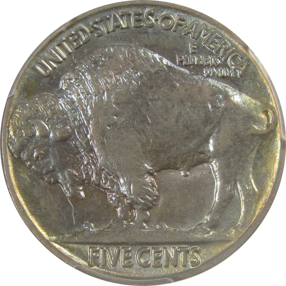 1913 Type 2 Indian Head Buffalo Nickel MS 64 PCGS 5c Coin SKU:I22012 - Image 4 of 4