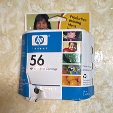 HP Genuine/Original 56 Black Inkjet Print Cartridge For HP Printers, HP 56
