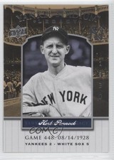 2008 Upper Deck Yankee Stadium Legacy Herb Pennock #YSL448 HOF 0s8