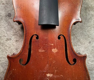 Vintage Violin Strad Label for Luthier Repair Project