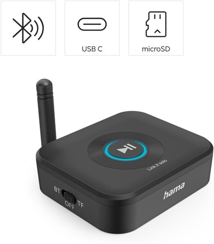 Hama Bluetooth Adapter for Stereo System and Speakers (Bluetooth Receiver Aux Co - Photo 5/10