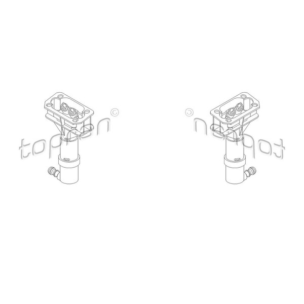 2X Topran WaschwasserdüSe Scheinwerferreinigung FüR Audi A6 Avant 4B C5-image