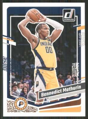 2023-24 Donruss #101 Bennedict Mathurin Indiana Pacers 48932