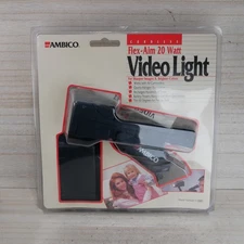 Ambico V-0880 Wireless 20 Watt Camcorder Flex Aim Video Light *NEW*