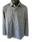 Wrangler Outdoor Fish Hiking Western Shirt Men's Medium Regular Fit Vented LS