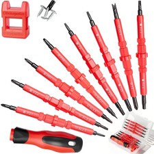 18 in 1 Magnetic Screwdriver Set with Non Slip Handle Phillips Slotted Hex Torx​