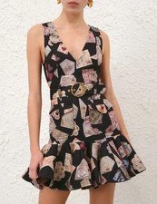 Zimmermann DREAM FLIP MINI DRESS Size 2 NWOT
