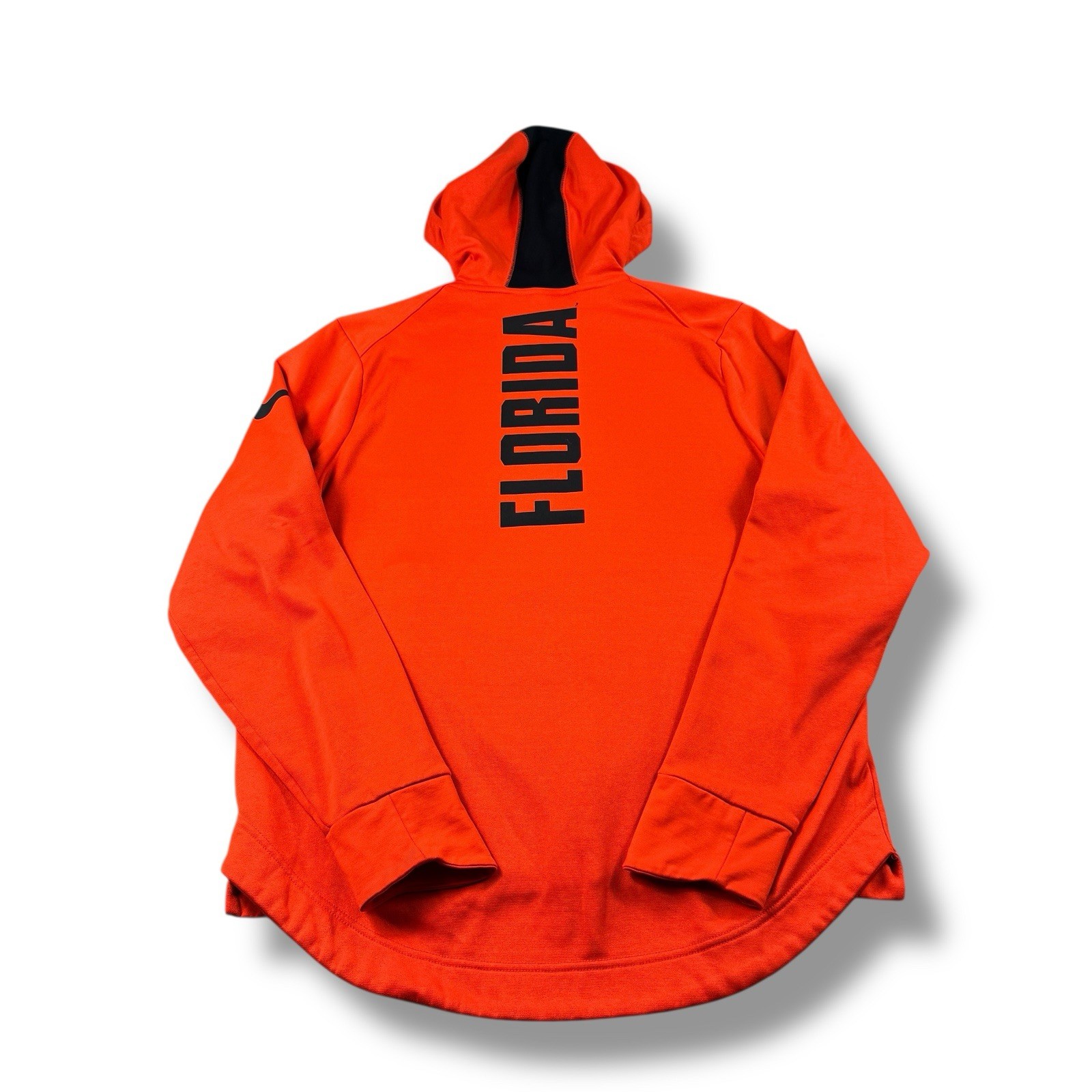 Nike Dri-Fit Florida Gators UF 2-Hit Spellout Logo Pullover Hoodie Mens Sz M EUC thumbnail 2