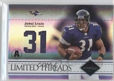 2004 Leaf Limited Threads Die-Cut Jersey Numbers 16/31 Jamal Lewis #LT-43 0q3