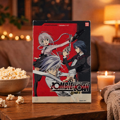 Zombie Loan Gesamtausgabe 4 DVDs Episoden 1-13 Anime Kaze Schuber Peach-Pit