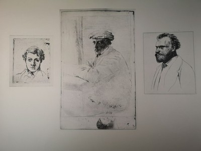 Print from 1926: Edgar de Gas, Portrait de René de Gas, Frère de l'Artiste (1857).