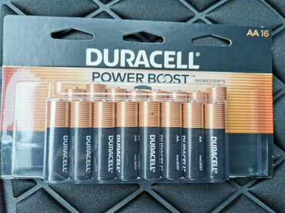 NEW Duracell Coppertop Power Boost AA Alkaline Batteries Pack Of 16 EXP MAR 2037