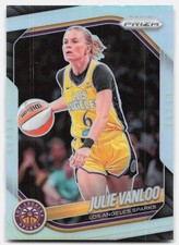 2025 Panini Prizm WNBA #132 Julie Vanloo Silver Prizms Los Angeles Sparks