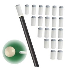 30pcs Slip On Pool Cue Tips Replacement Billiard Cue Tips 5 Sizes Slip-On Cue