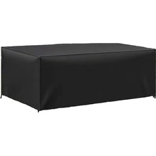 160 x 160 x 80cm Abdeckung Gartentisch, Schutzhülle für Gartenmöbel, Wetter- ...