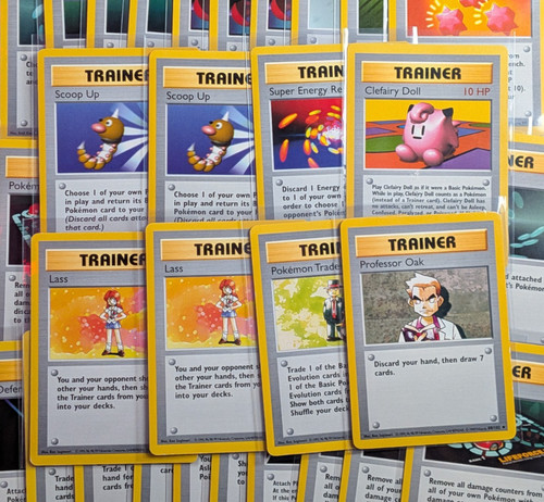 1999 Pokemon Base Set Shadowless Trainer Cards CHOOSE YOUR CARD - WOTC LP/MP