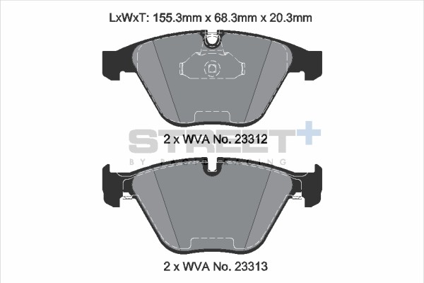 BremsbeläGe BMW 5 (E60) 530 I Baujahr 03/07-12/09 KW 200 PS 272 - Pagid Racing S-image