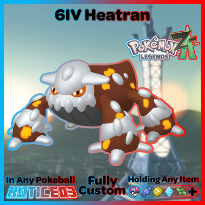   Heatran 6IV   Mega Dimension Pokemon Legends ZA Ready   Fast  