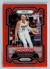 2024 Panini Prizm Monopoly WNBA #48 Aerial Powers Orange Prizms #/124