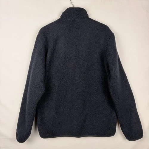 Vuori Idyllwild Sherpa Jacket Men's Size Large Navy Blue Full Zip Logo  image 14