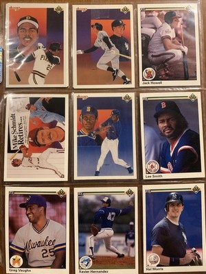 1990 Upper Deck Baseball Cards 251-500 (NM) - You Pick - Complete Your Set