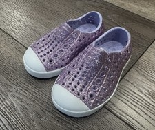 NATIVE Size 4C Slip On Shoe Pink Glitter