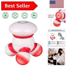 Cordless Mini Body Massager with LED Light - Relieve Muscle Pain Anywhere