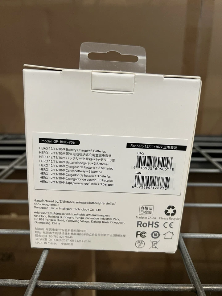 Cargador de batería GoPro Hero 9/10/11/12 +3 baterías Foto 2 de 3