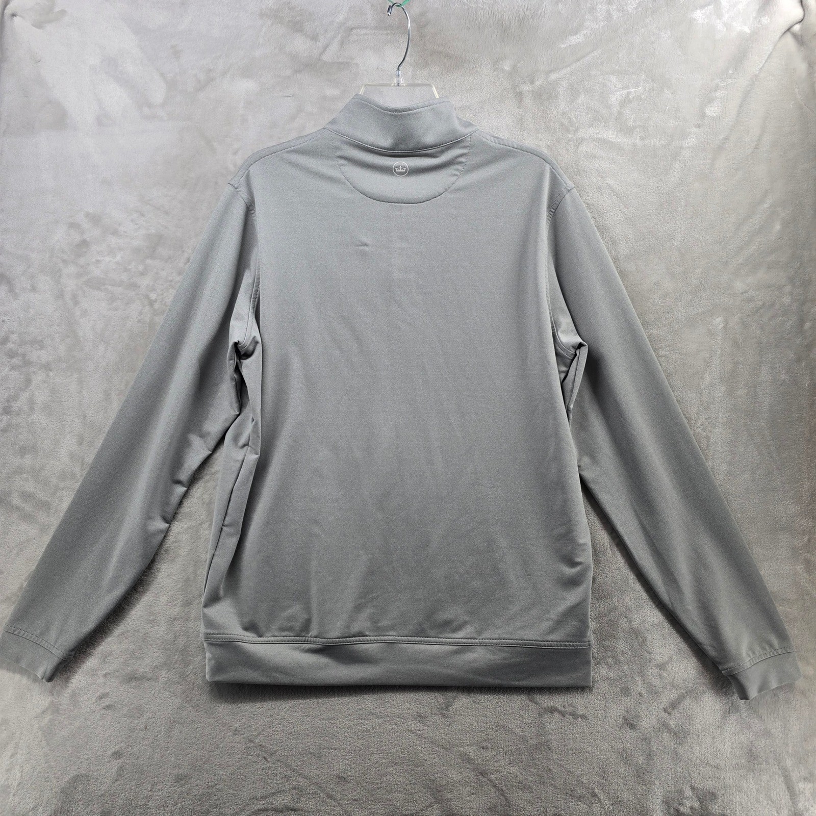 Peter Millar Size Medium Quarter Zip Pullover Gra… - image 8