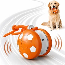 Play Soccer Interactive Automatic Moving Rolling Dog Chase Teaser Toys with R...