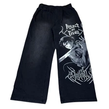 YoungLA 2128 Attack on Titan Baggy Joggers Eren Sword AoT 2XL Rare
