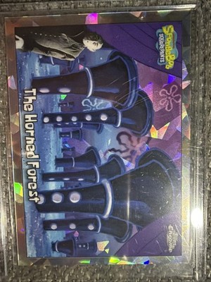 2025 Topps Chrome Spongebob The Horned Forest Nightshift /25 # 168