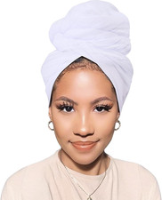 Head Wraps for Black Women African Head Wrap Lightweight for Women Long Plain Tu